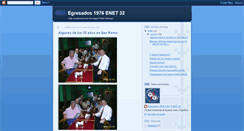 Desktop Screenshot of egresadosdelenet32.blogspot.com