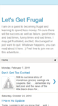 Mobile Screenshot of lets-get-frugal.blogspot.com