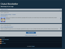 Tablet Screenshot of clubul-biciclistilor.blogspot.com