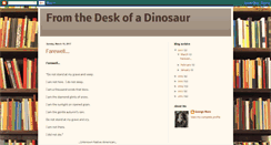 Desktop Screenshot of deskofadinosaur.blogspot.com