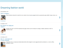 Tablet Screenshot of dreamingfashionworld.blogspot.com
