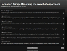 Tablet Screenshot of hahasportturkce.blogspot.com