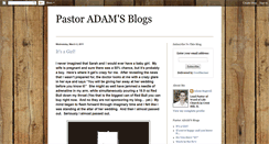 Desktop Screenshot of adambagwell.blogspot.com