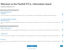 Tablet Screenshot of foothillfalcons.blogspot.com