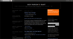 Desktop Screenshot of derparsonsrant.blogspot.com