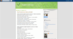 Desktop Screenshot of englishworkout.blogspot.com