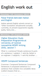 Mobile Screenshot of englishworkout.blogspot.com