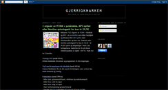 Desktop Screenshot of gjerrigknarken.blogspot.com