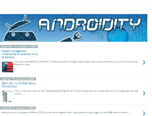 Tablet Screenshot of androidity.blogspot.com