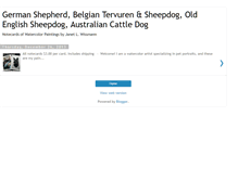 Tablet Screenshot of herdingdognotecards.blogspot.com