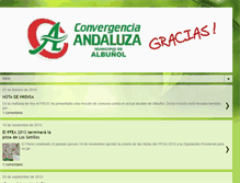 Tablet Screenshot of convergenciaandaluza2011.blogspot.com