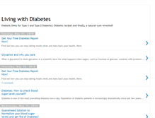 Tablet Screenshot of justadiabeticdiet.blogspot.com