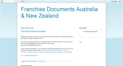 Desktop Screenshot of franchisedocumentsaustralia.blogspot.com