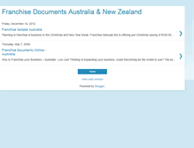 Tablet Screenshot of franchisedocumentsaustralia.blogspot.com