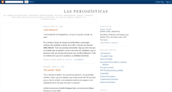 Desktop Screenshot of lasperiodisticas.blogspot.com