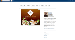 Desktop Screenshot of makingchurchmatter.blogspot.com