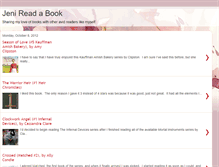 Tablet Screenshot of jenireadabook.blogspot.com