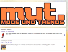 Tablet Screenshot of mutmodetrends.blogspot.com