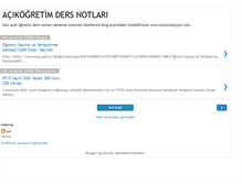 Tablet Screenshot of aof-ders-notlari.blogspot.com
