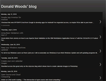 Tablet Screenshot of donaldrwoods.blogspot.com