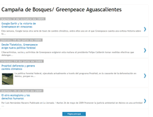 Tablet Screenshot of bosquesgreenpeace.blogspot.com