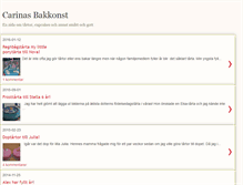 Tablet Screenshot of carinasbakkonst.blogspot.com