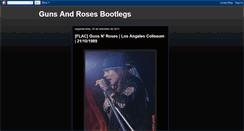 Desktop Screenshot of gunsandrosesbootlegs.blogspot.com