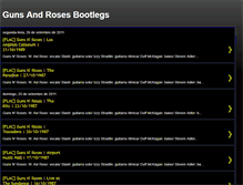 Tablet Screenshot of gunsandrosesbootlegs.blogspot.com