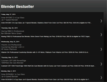 Tablet Screenshot of blender-bestseller.blogspot.com