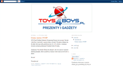 Desktop Screenshot of prezentytoys4boys.blogspot.com