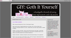 Desktop Screenshot of gothityourself.blogspot.com