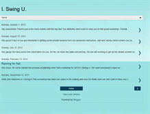 Tablet Screenshot of iswingu.blogspot.com