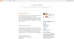 Desktop Screenshot of ilovebees.blogspot.com