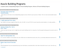Tablet Screenshot of best-muscle-building-programs.blogspot.com