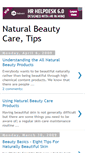 Mobile Screenshot of naturalbeautycare-tips.blogspot.com