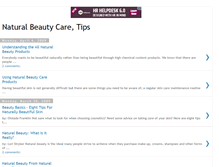 Tablet Screenshot of naturalbeautycare-tips.blogspot.com