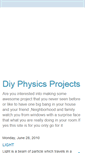 Mobile Screenshot of diyphysicsproject.blogspot.com