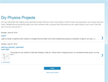 Tablet Screenshot of diyphysicsproject.blogspot.com