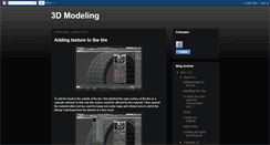 Desktop Screenshot of danny-3dmodelling.blogspot.com
