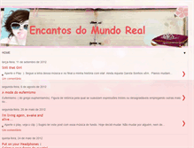 Tablet Screenshot of encantosreais.blogspot.com