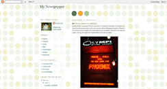 Desktop Screenshot of mynewspepper.blogspot.com