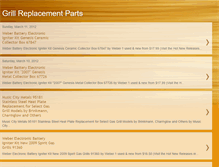 Tablet Screenshot of grillsreplacementparts.blogspot.com