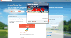Desktop Screenshot of jesushealsme.blogspot.com