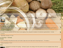 Tablet Screenshot of northcountryfood.blogspot.com