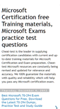Mobile Screenshot of microsoft-certification-exams.blogspot.com