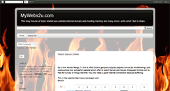 Desktop Screenshot of mywebs2u.blogspot.com