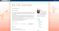 Desktop Screenshot of mylifeandstyle.blogspot.com