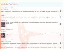 Tablet Screenshot of mylifeandstyle.blogspot.com