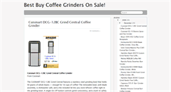 Desktop Screenshot of coffee-grinders-blog.blogspot.com