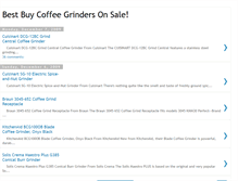 Tablet Screenshot of coffee-grinders-blog.blogspot.com